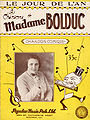 Sheet music cover for La Bolduc