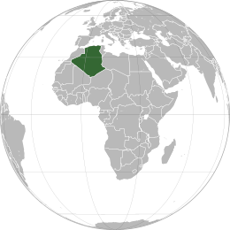 Map of Algeria