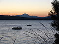 Lassen Peak seen from Lake Almanor