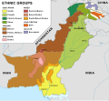 Pakistan ethnic map