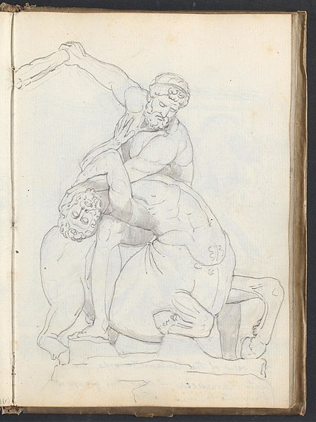 File:John Flaxman - Hercules and the Centaur, Via de^ Rondinelli, Florence - B1975.3.468(19) - Yale Center for British Art.jpg