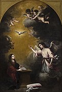 Annunciation , 1668, Sevilla, Museo de Bellas Artes