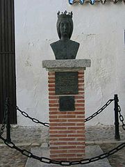 Busto de Isabel la Católica en Ocaña