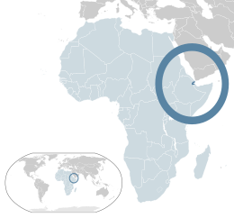 Map of Djibouti