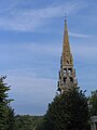 La Roche-Maurice : le clocher de l'église Saint-Yves