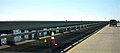 The Lake Pontchartrain Causeway (Louisiana), heading south toward New Orleans