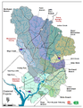 U.S. Army Corps of Engineers map of the Anacostia River watershed