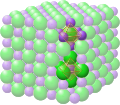 NaCl octahedra in crystal