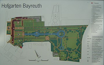 Bayreuth - Hofgarten (Karte)