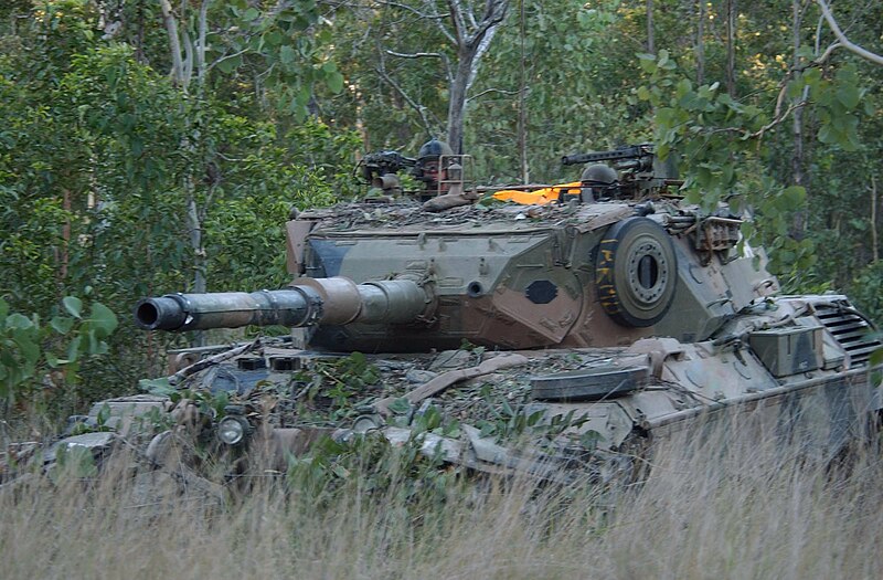 File:Australian Leopard AS1 tank forest.jpg