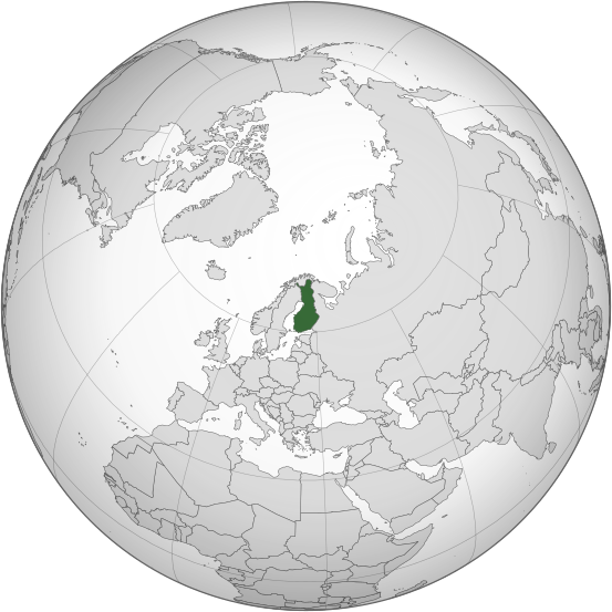 File:Finland (orthographic projection).svg