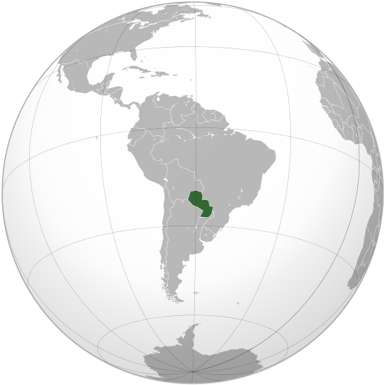 File:Paraguay (orthographic projection).svg