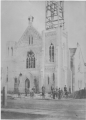 Richmond Hill Methodist Church under construction circa 1880