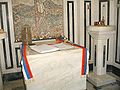 Interior of Serbian WWI soldiers mausoleum on Vido island(Corfu)