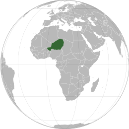 Map of Niger