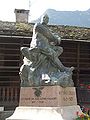 Italiano: Statua ad Antonio Grober, alpinista