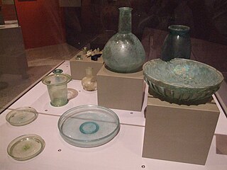 Roman glass from Pompeji