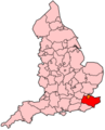 Kent, the ceremonial county, in 2004