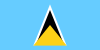 Flagge von St. Lucia