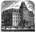 Engraving of The Louise Home in Washington, D.C.