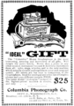 English: Columbia Gramophone Advertisement, 1897 Français : Publicité de 1897 pour le gramophone de Columbia