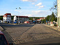 Der Eisenacher Busbahnhof in der Müllerstraße