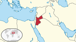 Map of Jordan