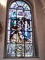 Window in a church in Söderhamns kyrka