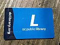 Library card from DC Public Library