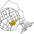 Location of Leaside, Toronto