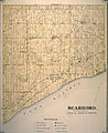 A survey map of Scarborough, Ontario from the 1880s