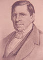 Sketch of peter Jones by Wife