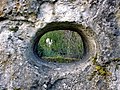 Hole in a rock