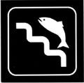 FERC fish ladder safety sign