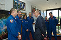 Prince Phillip met the crew of STS-125