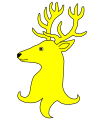 Stag's head erased