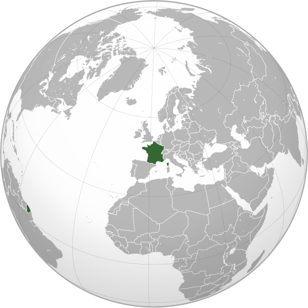 File:France (orthographic projection).svg