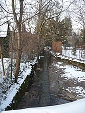 Sendelbach in Moritzhöfen im Winter