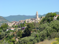 Panorama from the road coming from Bussana Nuova