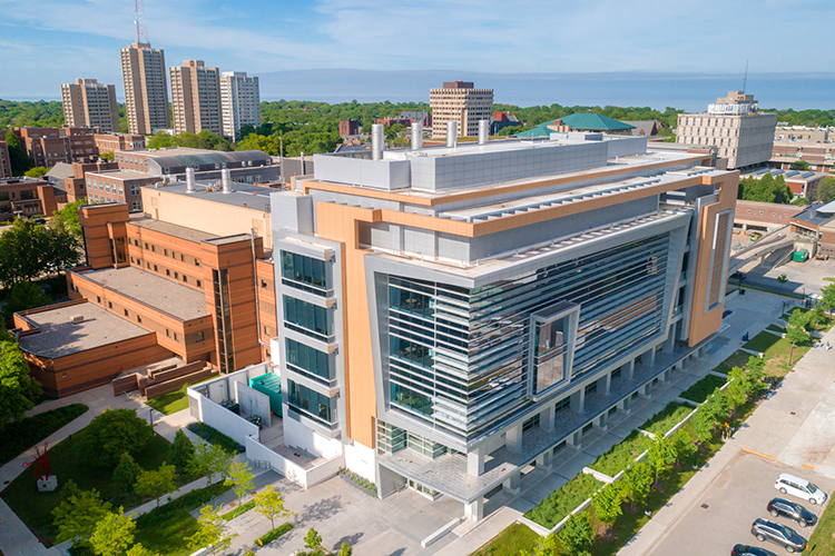 Exterior of the KIRC building at UWM