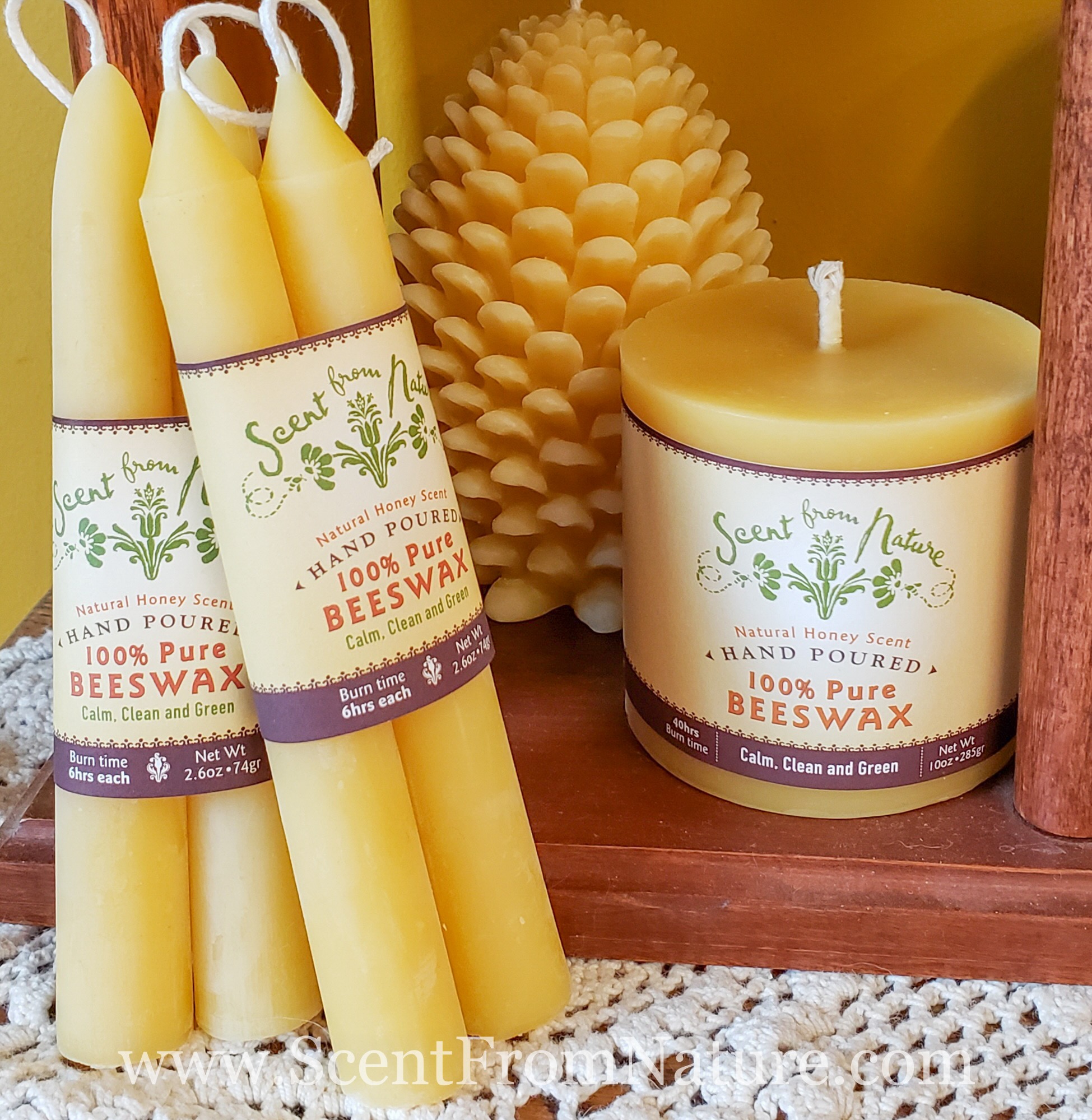 beeswax candles