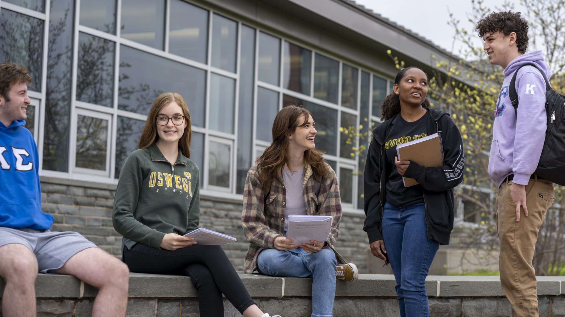 Students Chatting