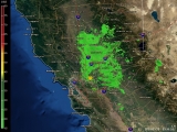 Live Northern California Doppler Radar Thumbnail Image