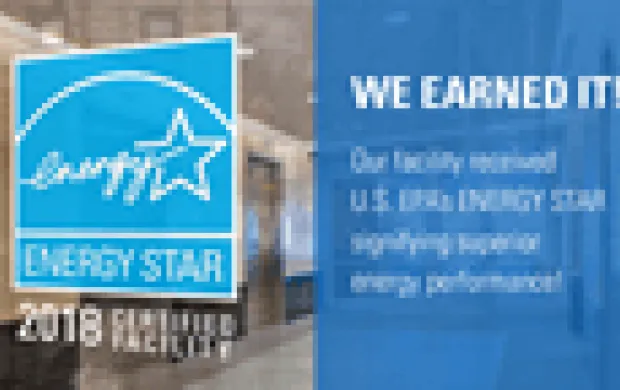 ENERGY STAR Logo on facility door