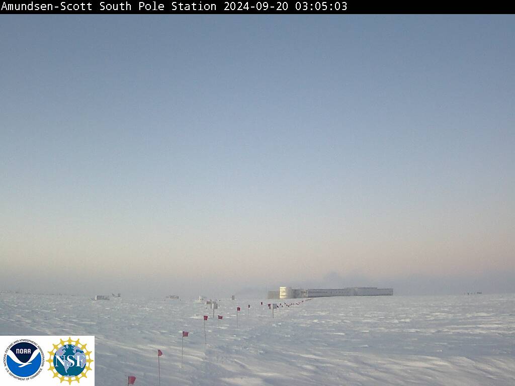 Latest Antarctica Photo of Amundsen-Scott South Pole