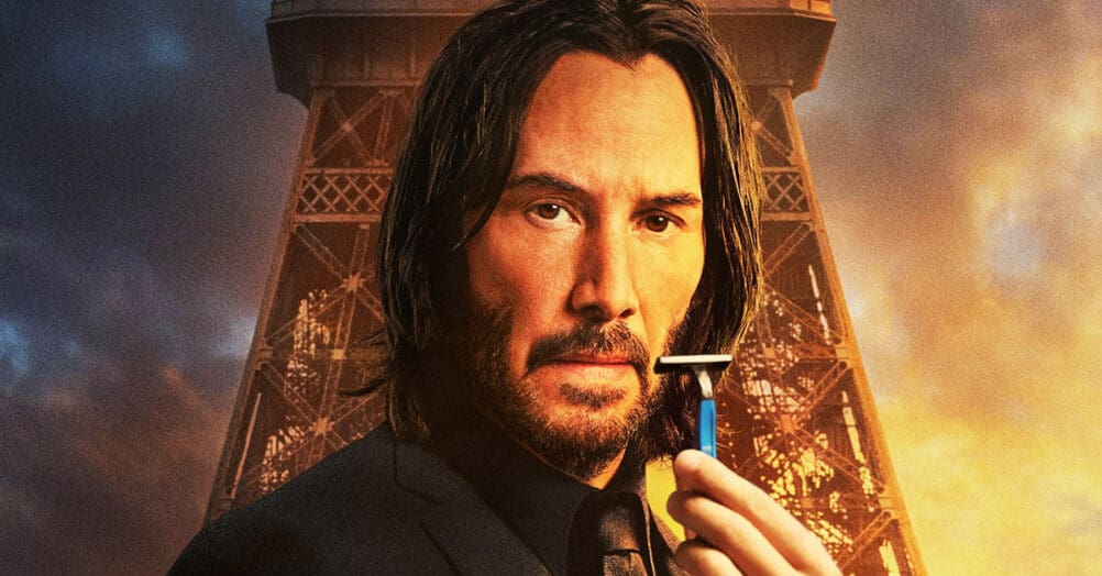 John Wick, beard, Keanu Reeves