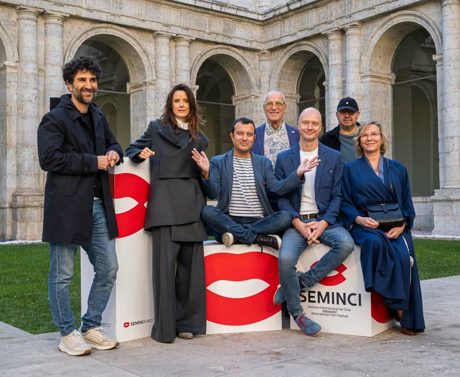 Sección Oficial. Javier Rebollo (director), Pilar López de Ayala y Jan Budar (intérpretes), Nathalie Trafford, Roberto Butragueño y Luis Miñarro (productores)