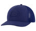 Embossed Trucker Hat, NAVY / BLUE, swatch