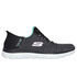 Skechers Slip-ins: Summits - Dazzling Haze, BLACK / TURQUOISE, swatch