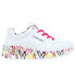 Skechers x JGoldcrown: Uno Lite - Lovely Luv, BRANCO / MULTICOR, swatch